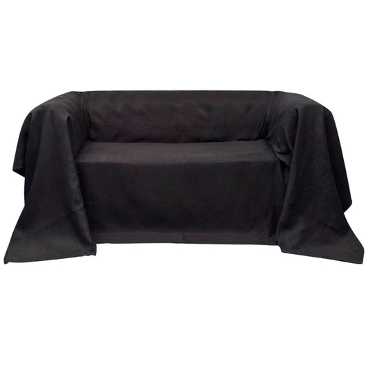 Bankhoes 270x350 cm microsuède antraciet is nu te koop bij PeponiXL, paradijselijk wonen!
