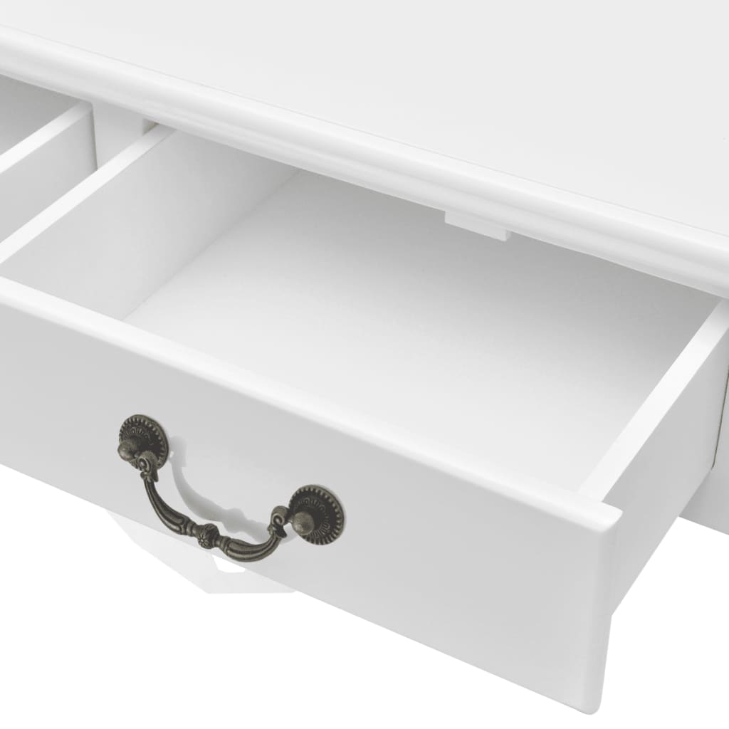 Salontafel met 4 lades wit is nu te koop bij PeponiXL, paradijselijk wonen!