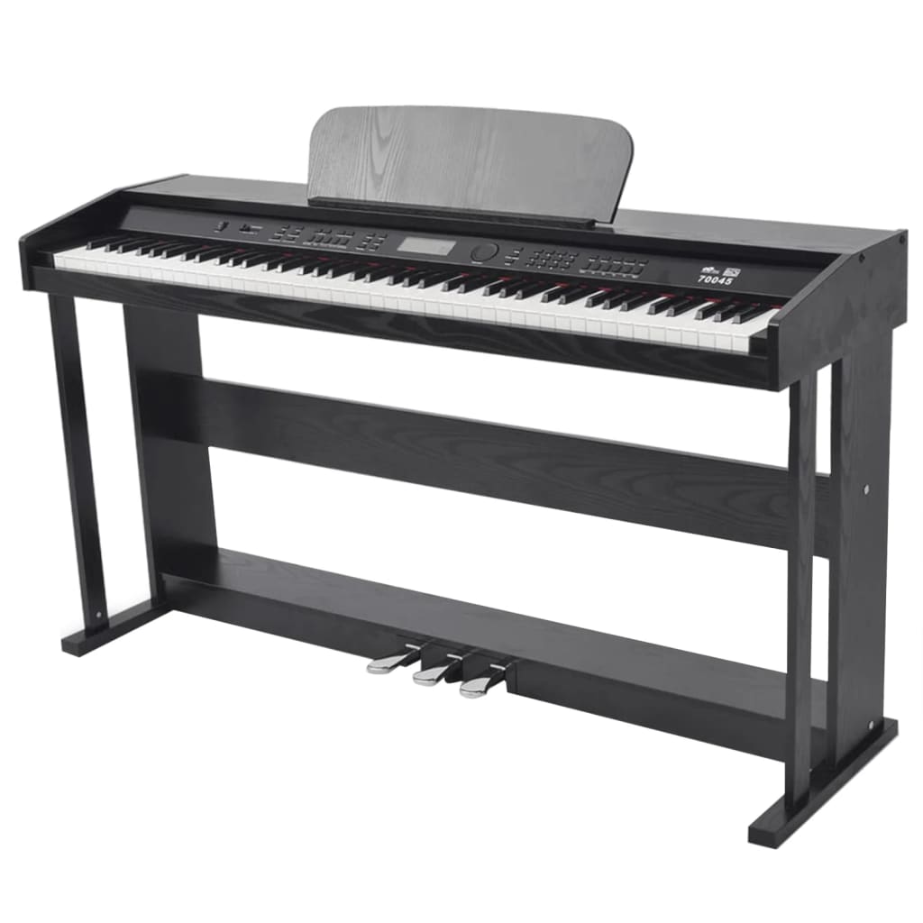 Digitale piano met pedalen 88 toetsen zwart is nu te koop bij PeponiXL, paradijselijk wonen!