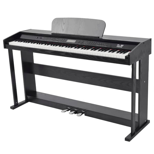 Digitale piano met pedalen 88 toetsen zwart is nu te koop bij PeponiXL, paradijselijk wonen!