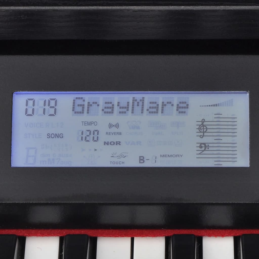 Digitale piano met pedalen 88 toetsen zwart is nu te koop bij PeponiXL, paradijselijk wonen!