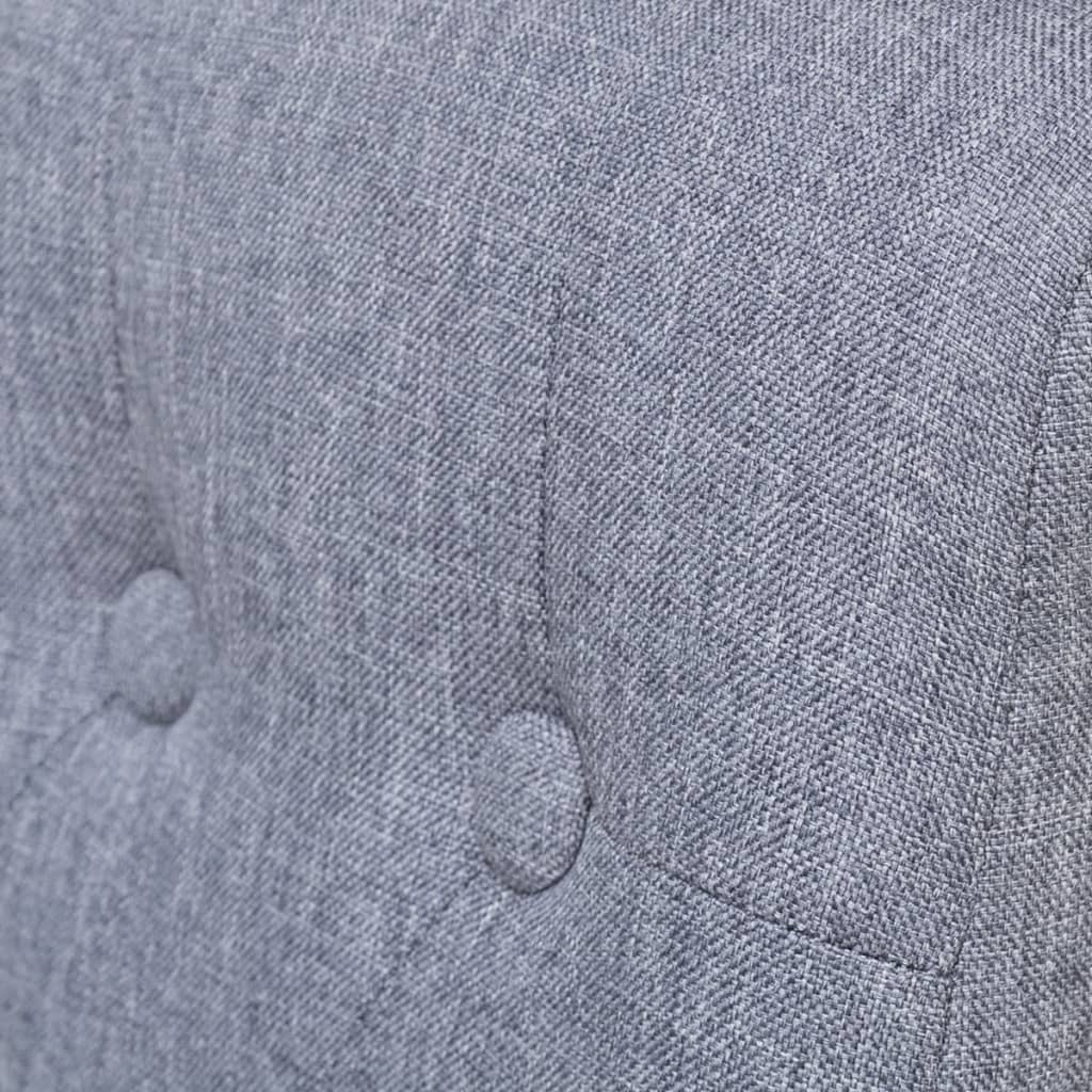 Eetkamerstoelen 4 st stof lichtgrijs is nu te koop bij PeponiXL, paradijselijk wonen!