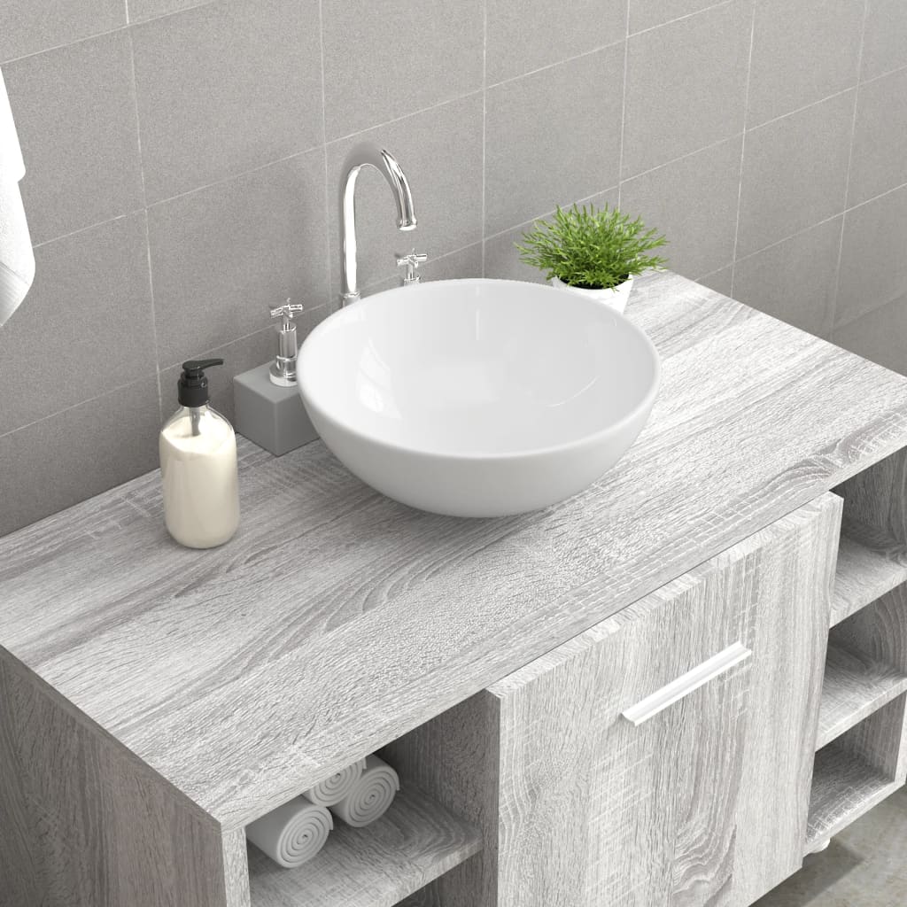 Wastafel Wit 28x28x10 cm Keramiek is nu te koop bij PeponiXL, paradijselijk wonen!
