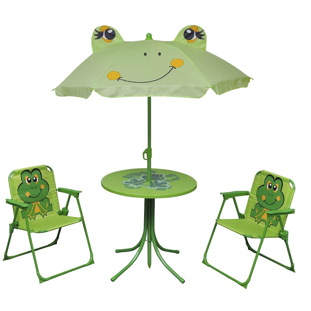 3-delige Bistroset voor kinderen met parasol groen is nu te koop bij PeponiXL, paradijselijk wonen!