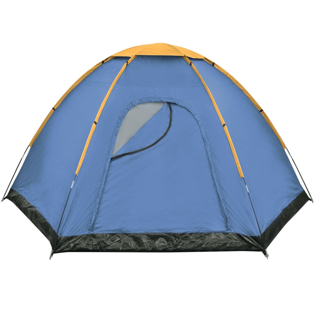 Tent 6-persoons blauw en geel is nu te koop bij PeponiXL, paradijselijk wonen!