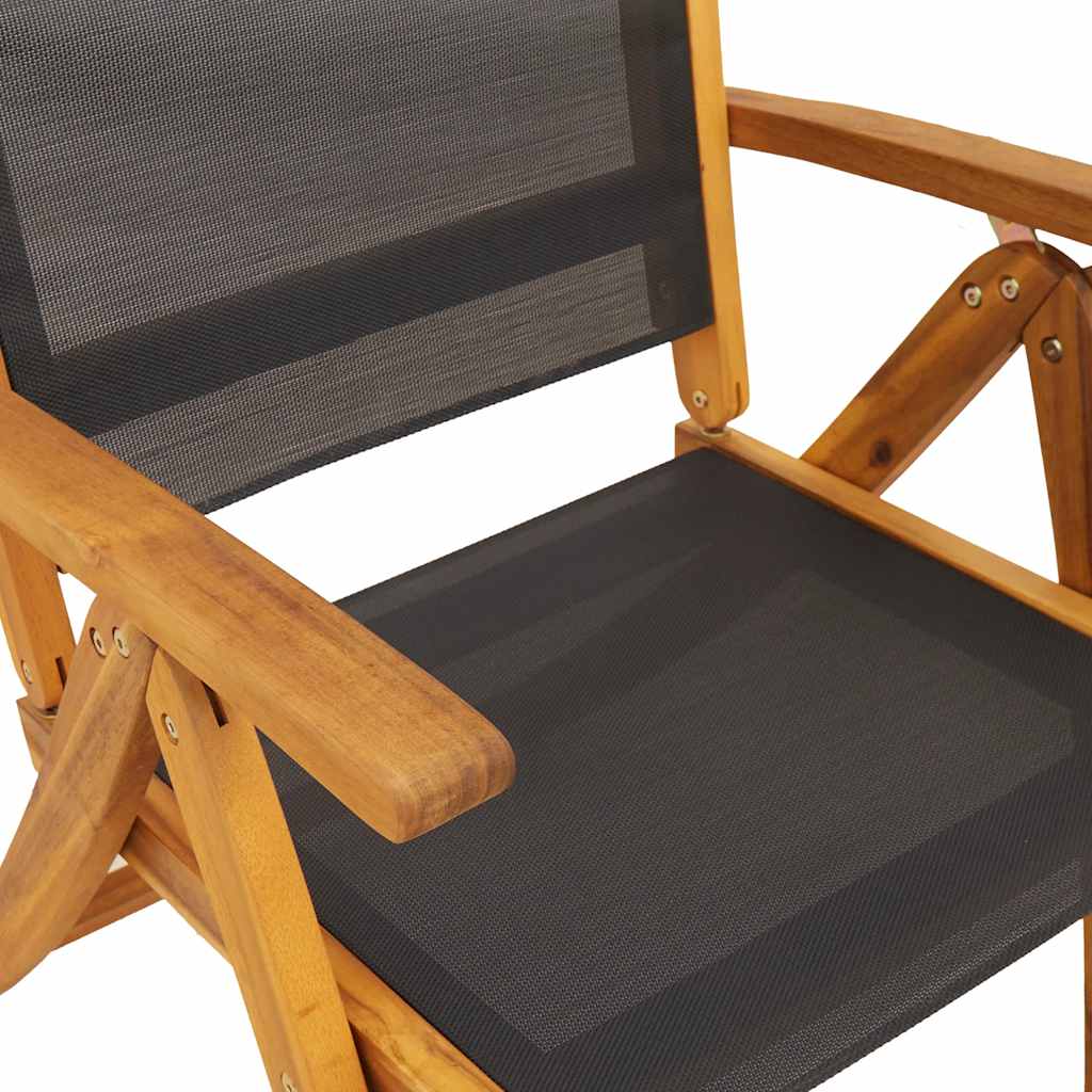 Tuinstoelen inklapbaar 2 st massief acaciahout en textileen is nu te koop bij PeponiXL, paradijselijk wonen!