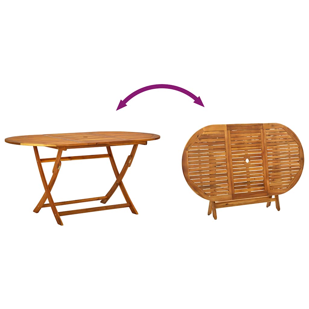 7-delige Tuinset massief acaciahout is nu te koop bij PeponiXL, paradijselijk wonen!