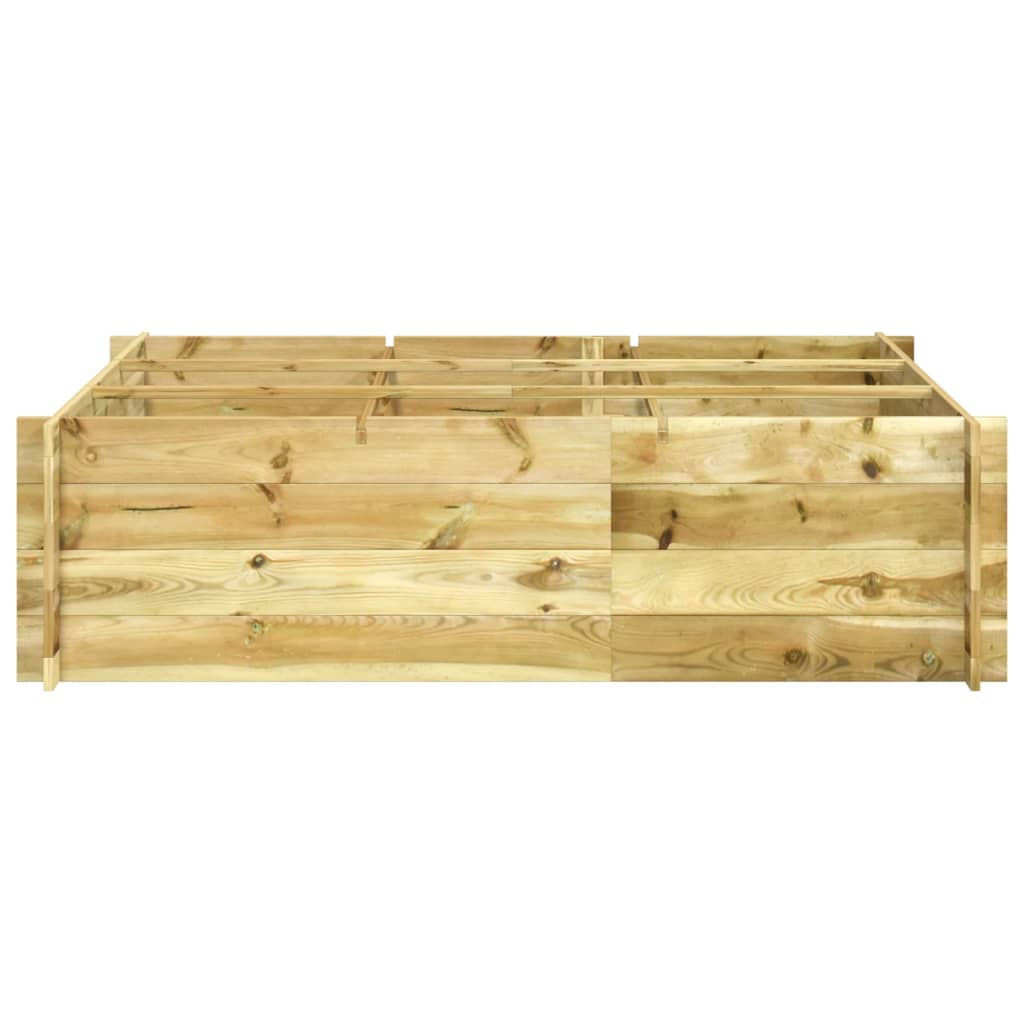 Plantenbak verhoogd 150x100x40 cm geïmpregneerd hout is nu te koop bij PeponiXL, paradijselijk wonen!