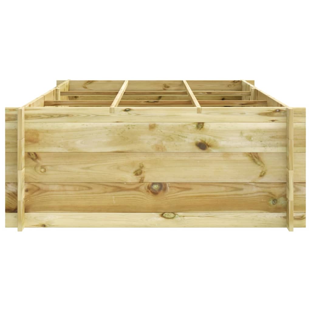 Plantenbak verhoogd 150x100x40 cm geïmpregneerd hout is nu te koop bij PeponiXL, paradijselijk wonen!
