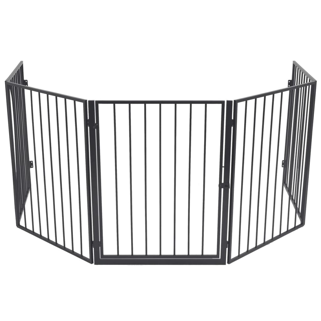 Openhaardhek staal zwart is nu te koop bij PeponiXL, paradijselijk wonen!