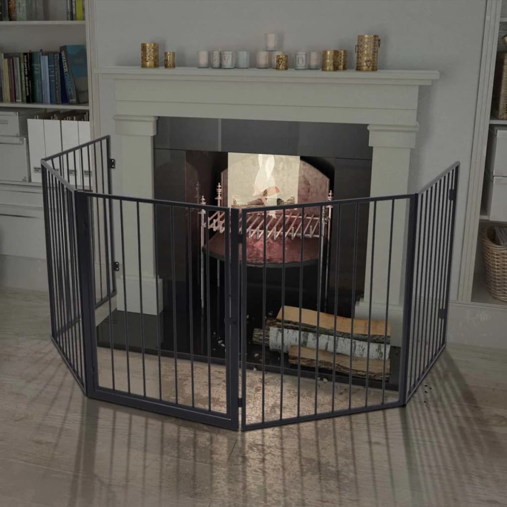 Openhaardhek staal zwart is nu te koop bij PeponiXL, paradijselijk wonen!