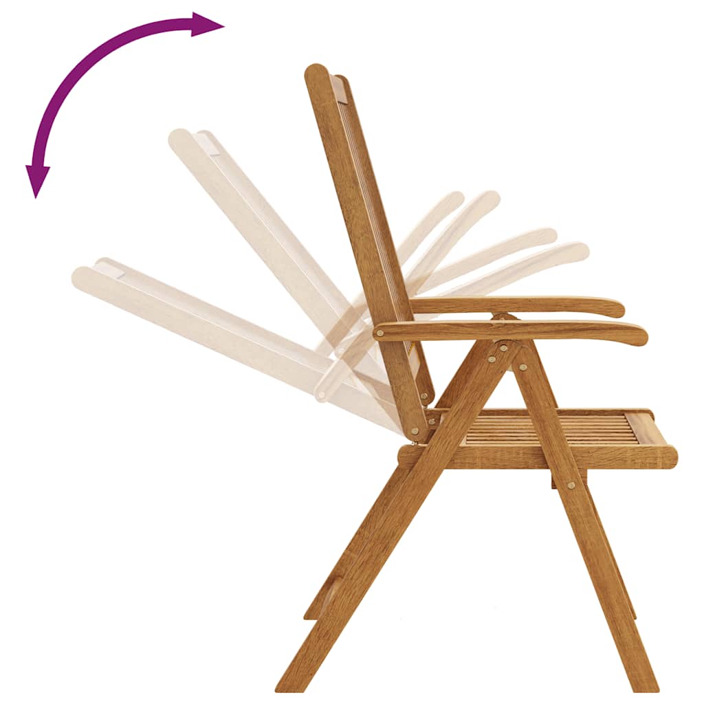 Tuinstoelen inklapbaar 2 st massief acaciahout bruin is nu te koop bij PeponiXL, paradijselijk wonen!