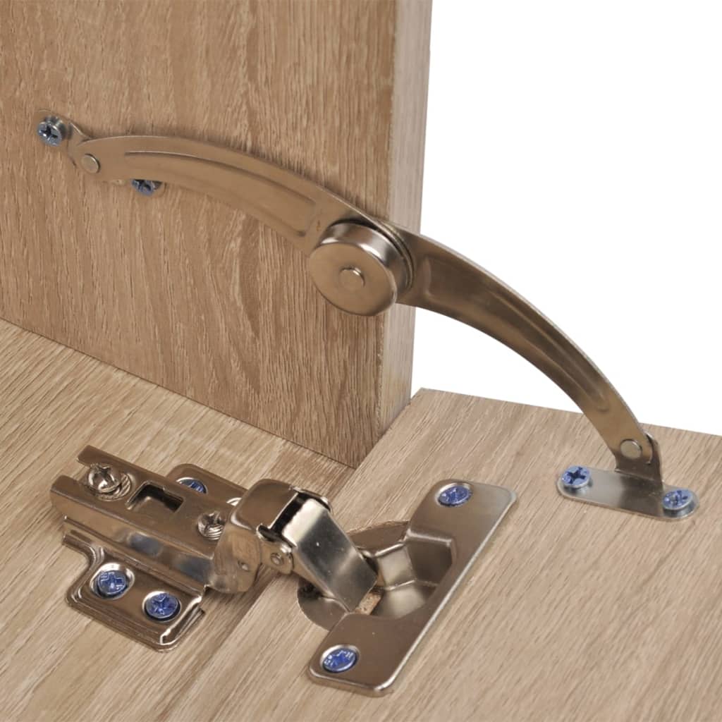 8-delige Badkamermeubelset met wastafel beige is nu te koop bij PeponiXL, paradijselijk wonen!