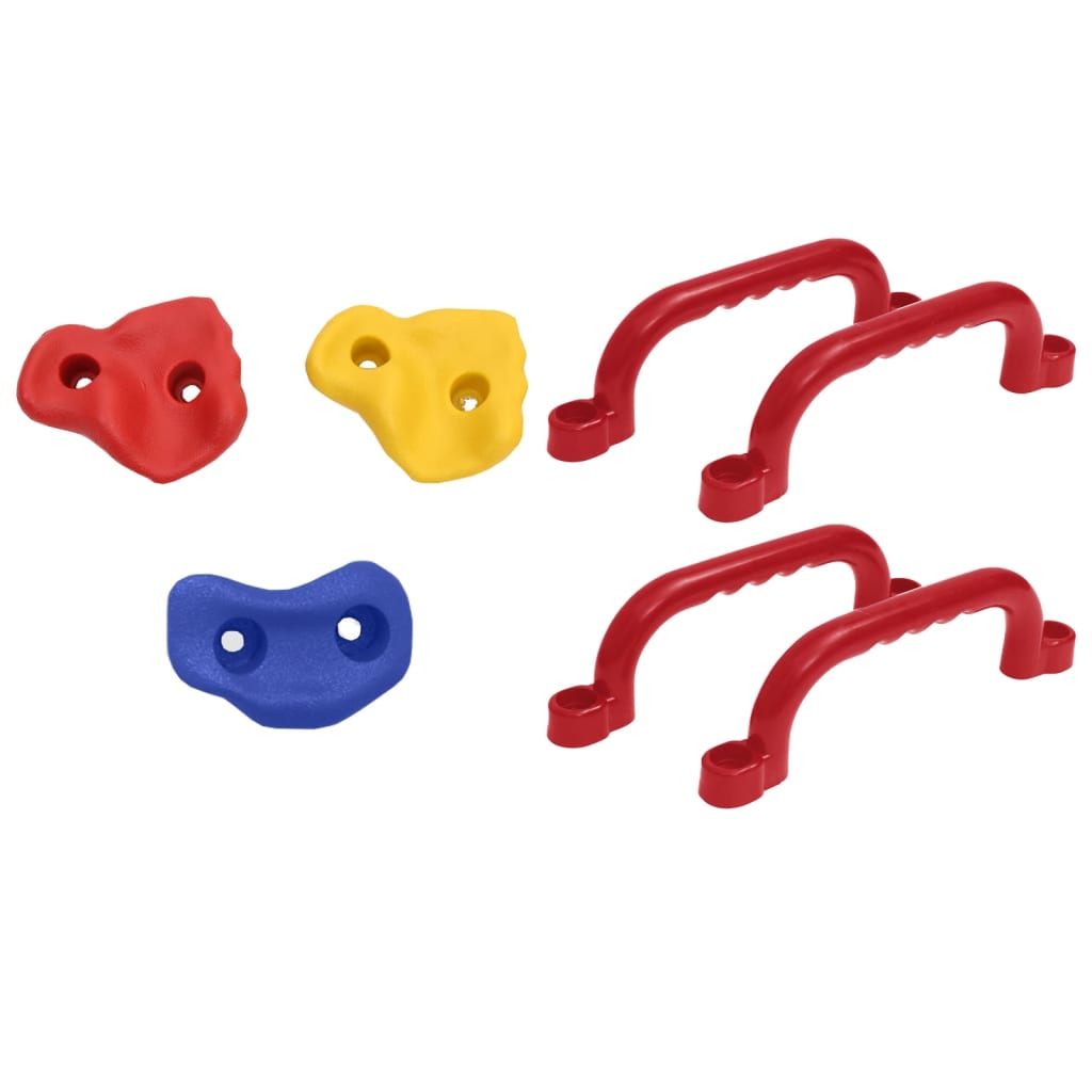 Schommelzitjes 2 st met klimstenen polyetheen blauw is nu te koop bij PeponiXL, paradijselijk wonen!