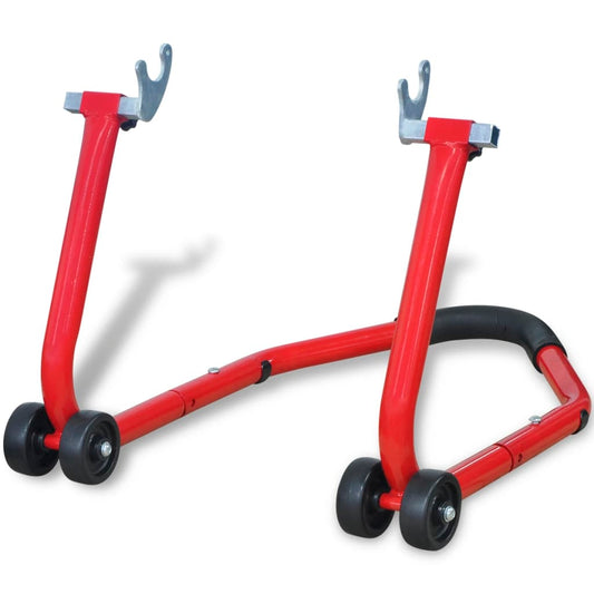 Motorfiets achterwiel standaard rood is nu te koop bij PeponiXL, paradijselijk wonen!