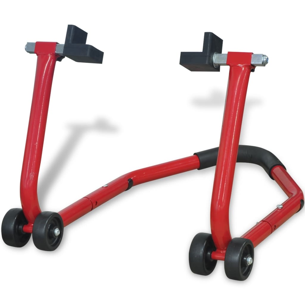 Motorfiets achterwiel paddock standaard rood is nu te koop bij PeponiXL, paradijselijk wonen!