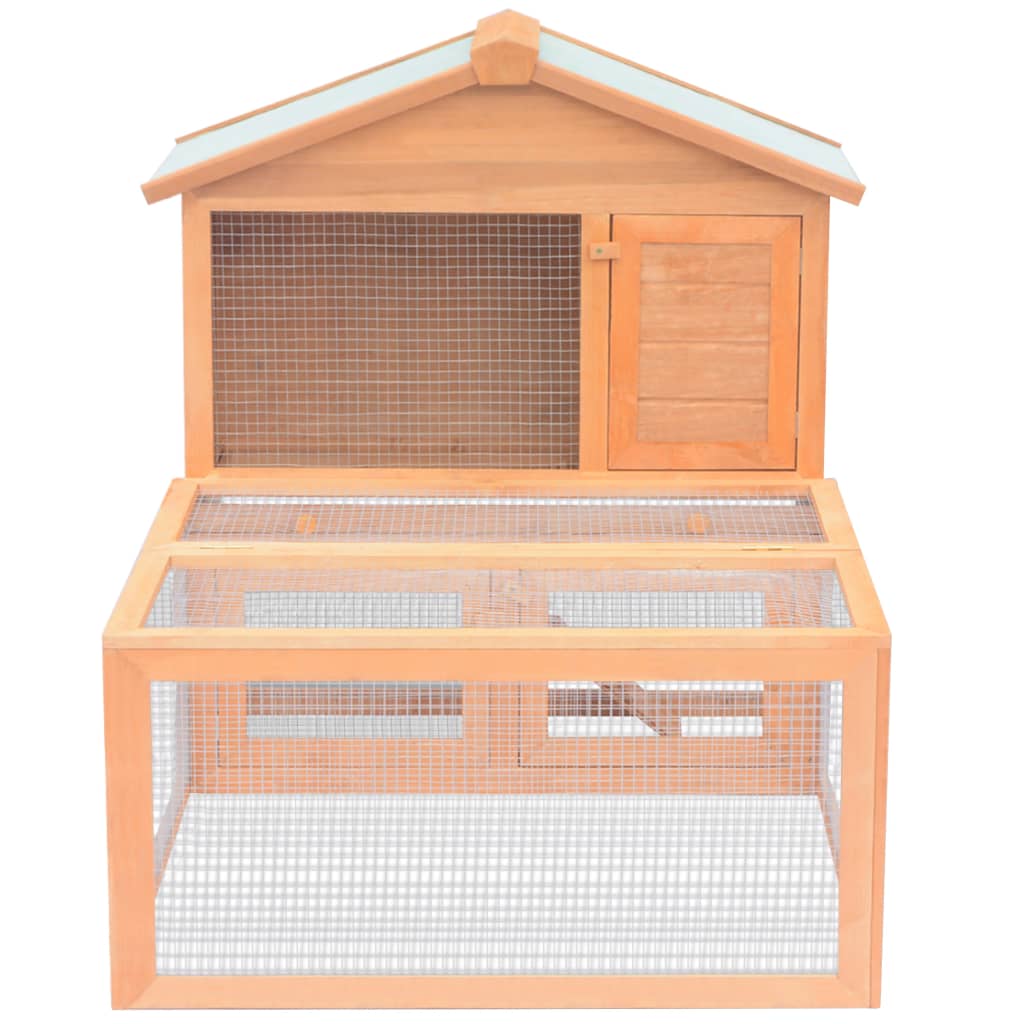 Konijnenhok met ren hout is nu te koop bij PeponiXL, paradijselijk wonen!