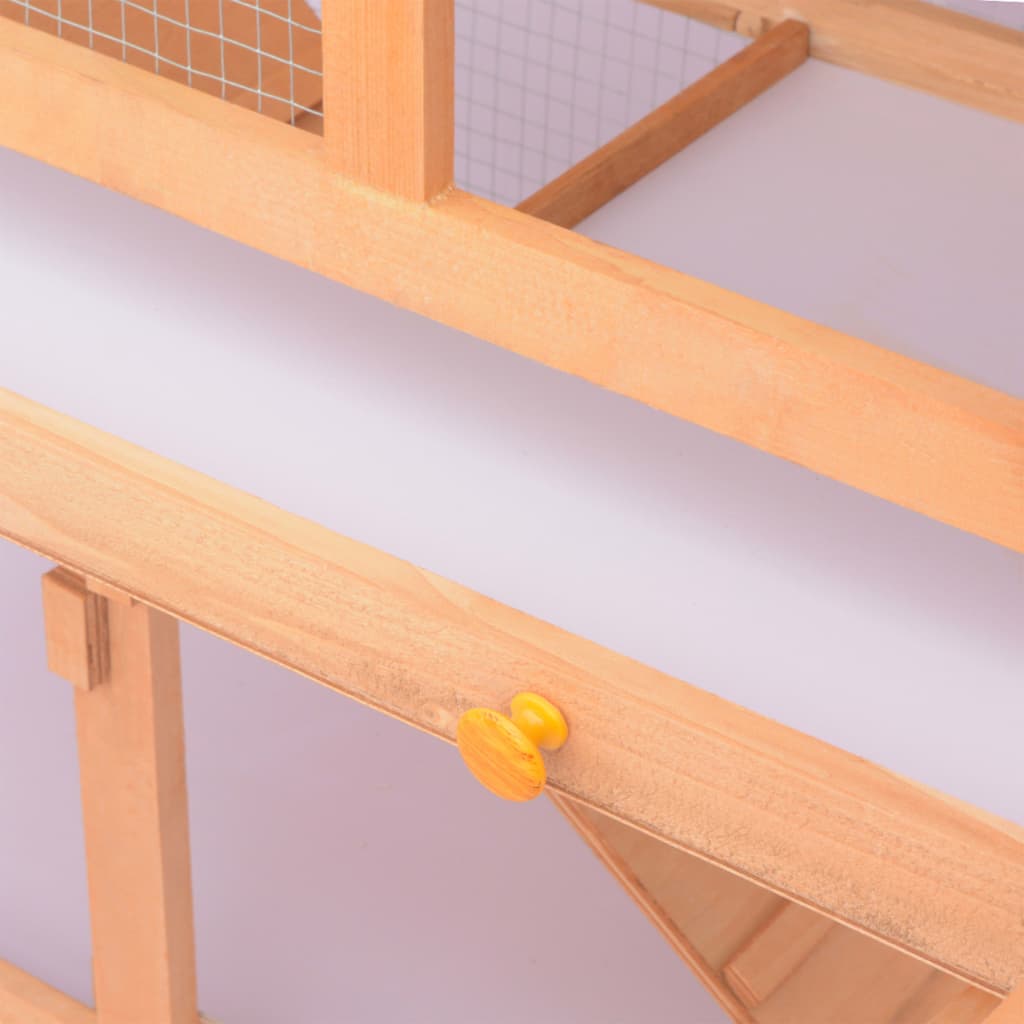 Konijnenhok met ren hout is nu te koop bij PeponiXL, paradijselijk wonen!