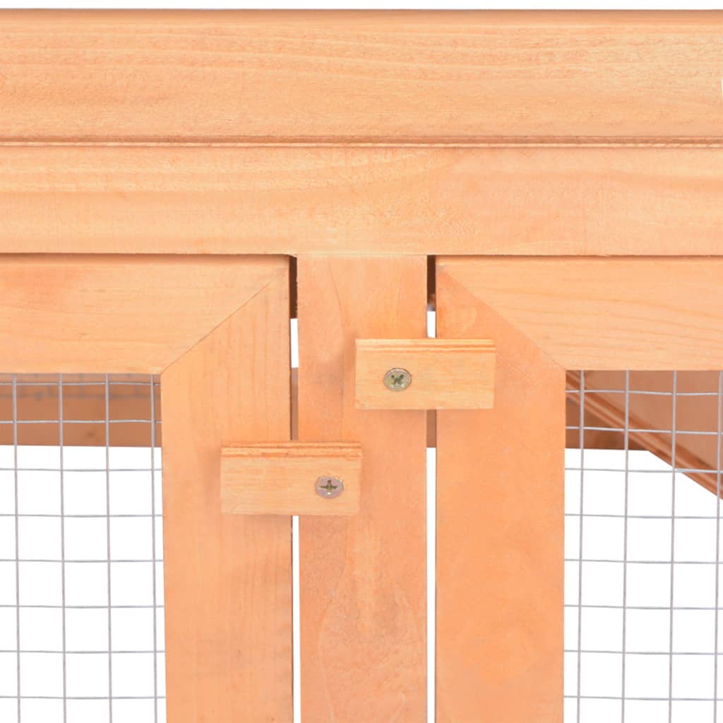 Konijnenhok met ren hout is nu te koop bij PeponiXL, paradijselijk wonen!