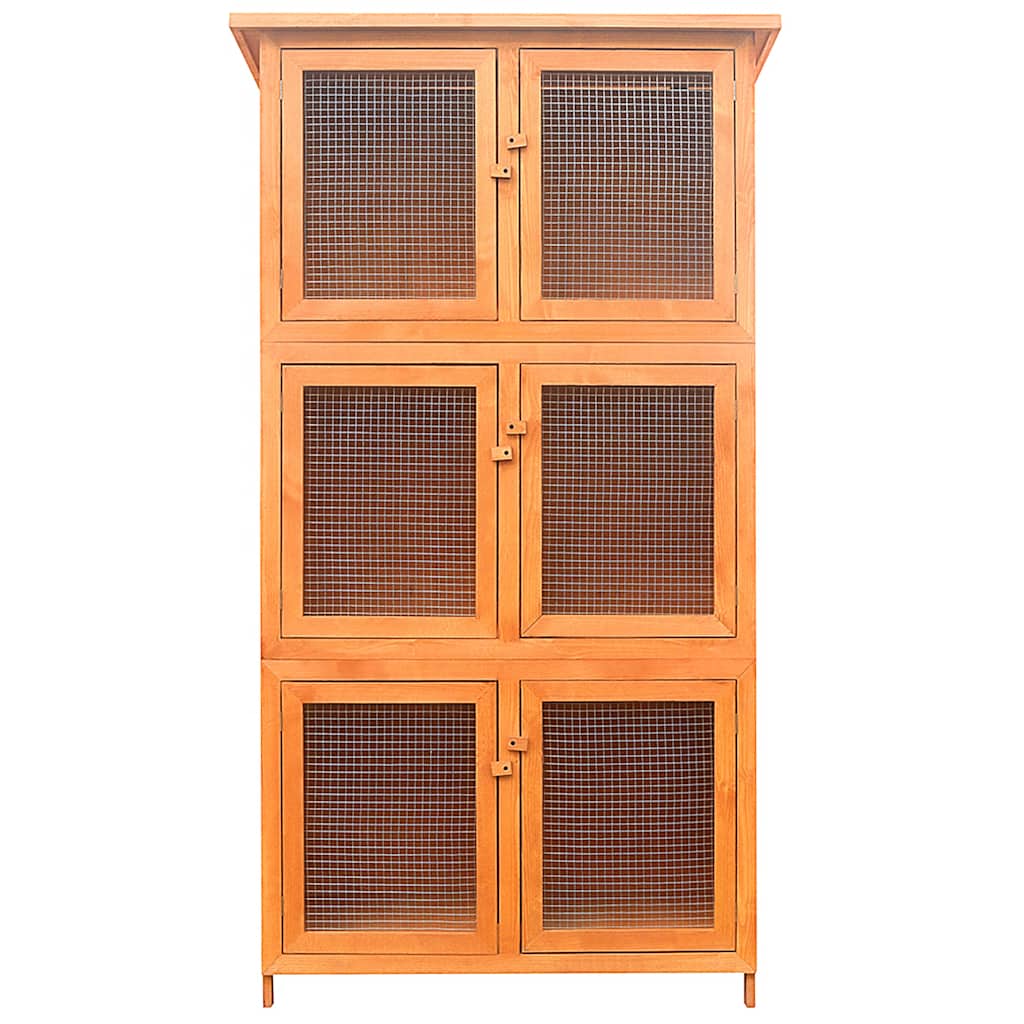 Dierenhok 6 kamers hout is nu te koop bij PeponiXL, paradijselijk wonen!