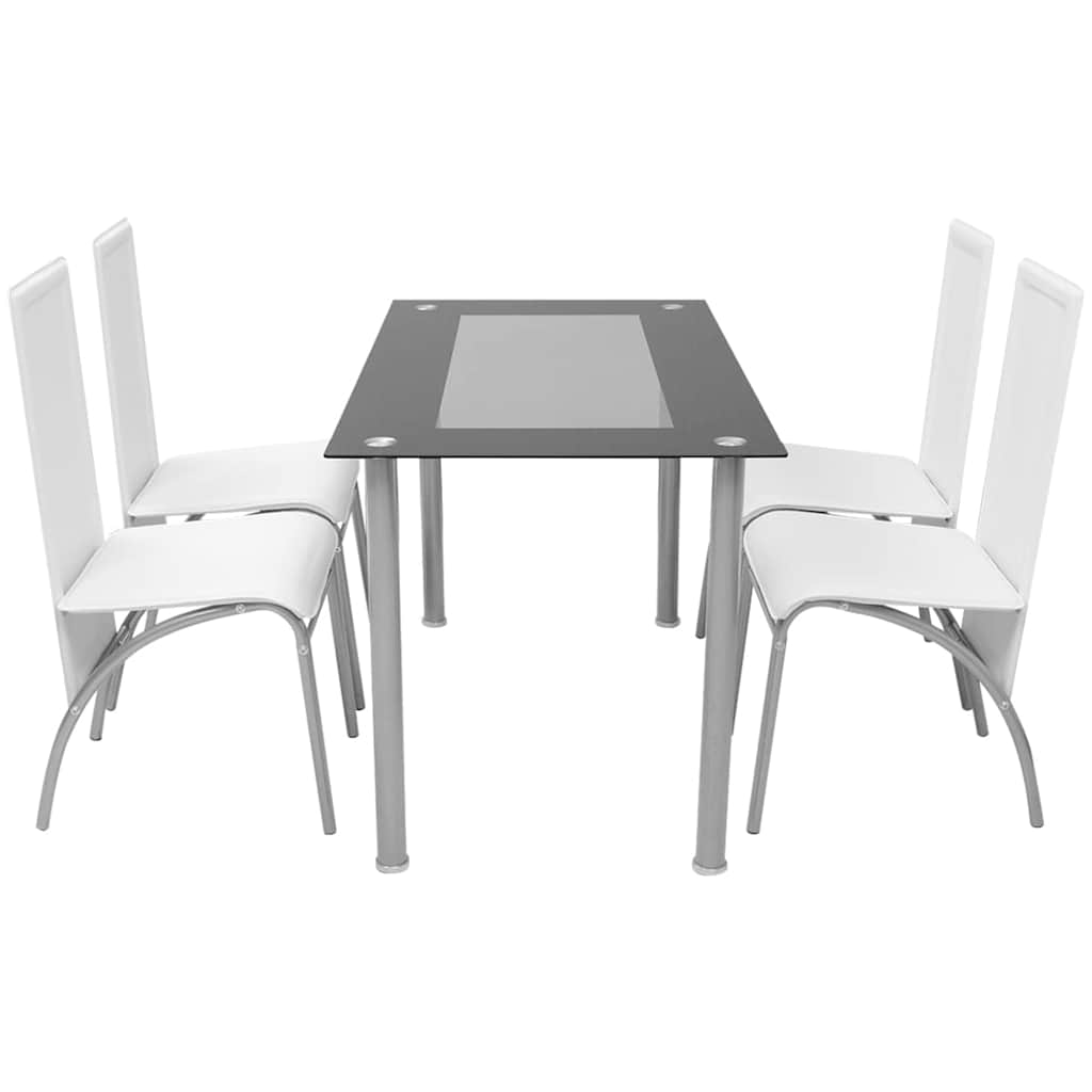 Eetkamerset Wit 5-delige is nu te koop bij PeponiXL, paradijselijk wonen!