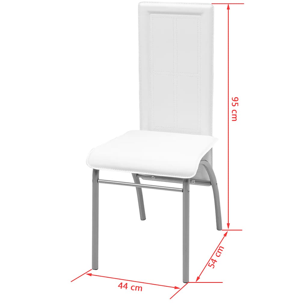 Eetkamerset Wit 5-delige is nu te koop bij PeponiXL, paradijselijk wonen!