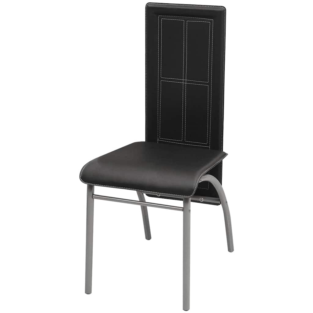 Eetkamerset zwart 7-delig is nu te koop bij PeponiXL, paradijselijk wonen!