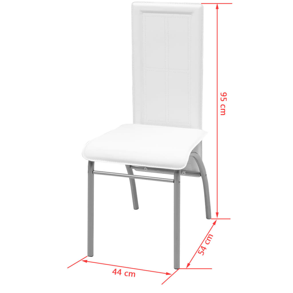 Eetkamerset wit 7-delig is nu te koop bij PeponiXL, paradijselijk wonen!