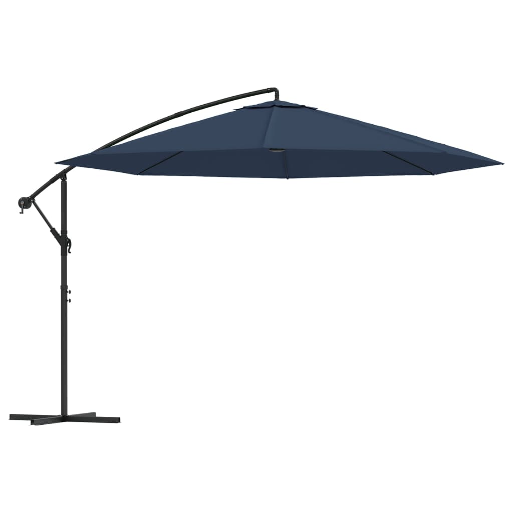 Zweefparasol 3,5 m blauw is nu te koop bij PeponiXL, paradijselijk wonen!