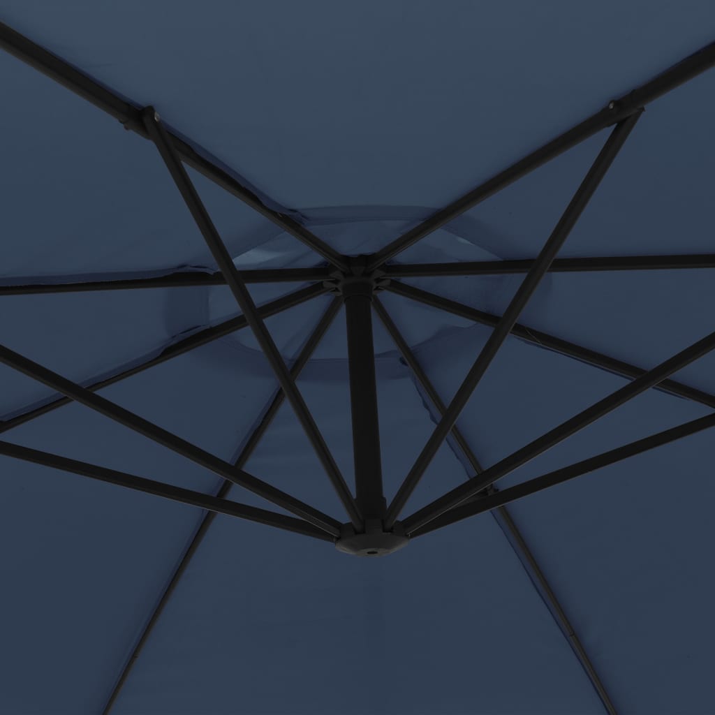 Zweefparasol 3,5 m blauw is nu te koop bij PeponiXL, paradijselijk wonen!