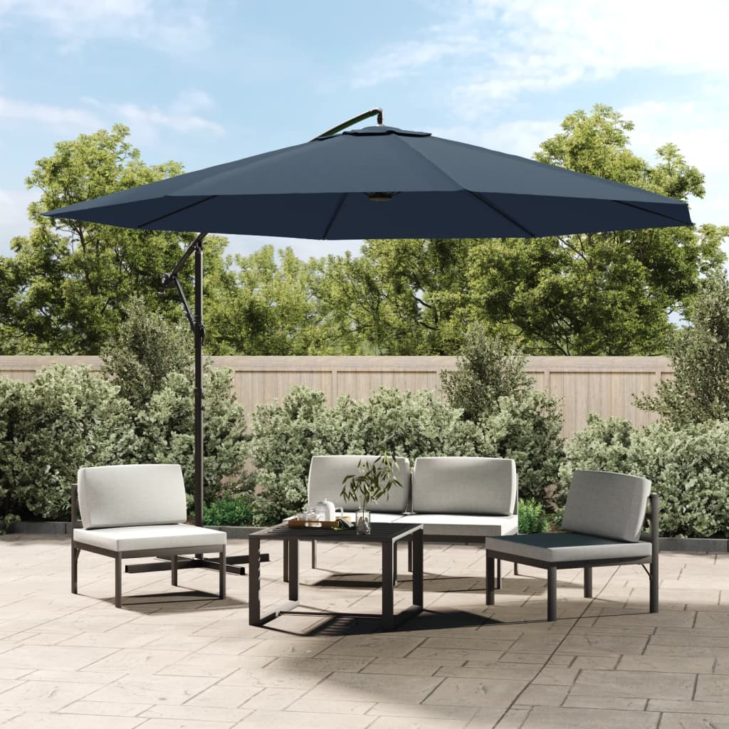 Zweefparasol 3,5 m blauw is nu te koop bij PeponiXL, paradijselijk wonen!