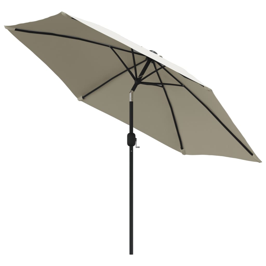 Zweefparasol met LED 3 m zandwit is nu te koop bij PeponiXL, paradijselijk wonen!