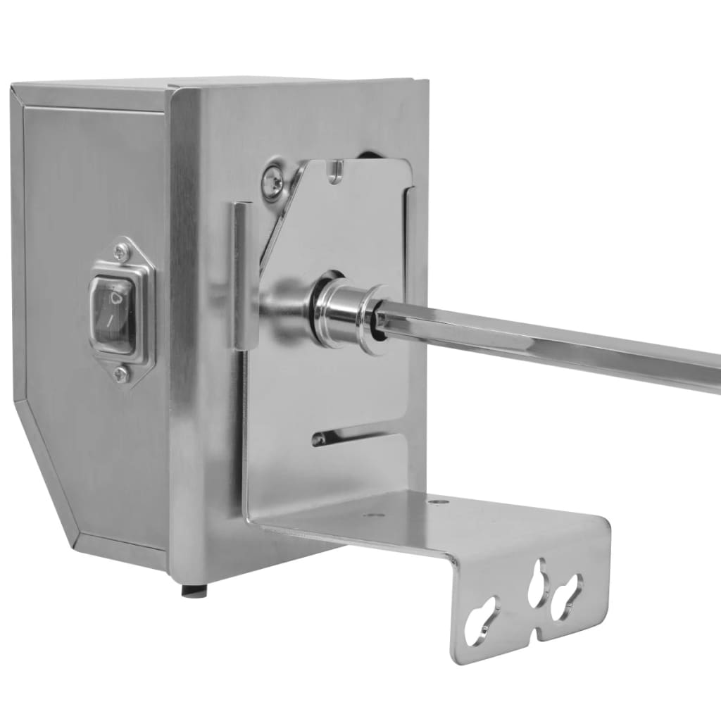 BBQ Draaispit met professionele motor staal 900 mm is nu te koop bij PeponiXL, paradijselijk wonen!