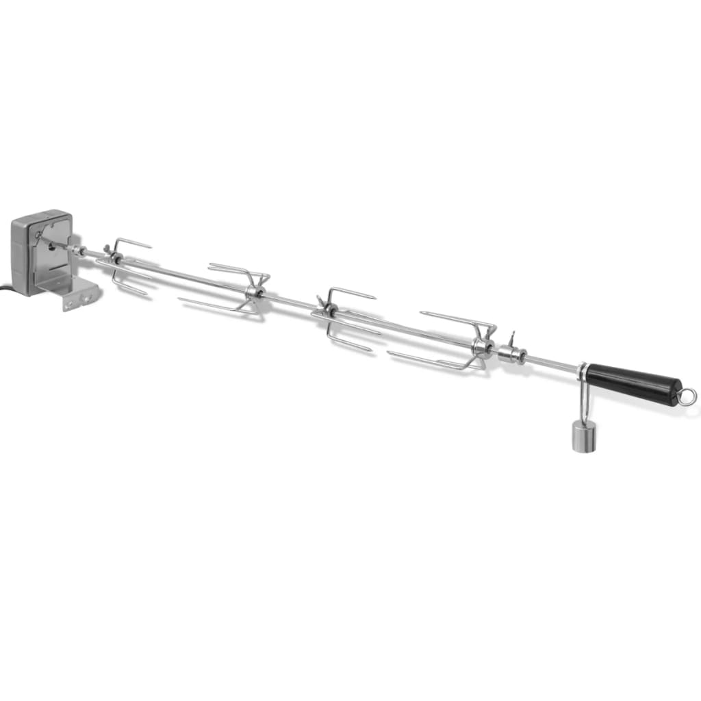 BBQ Draaispit met motor staal 1000 mm is nu te koop bij PeponiXL, paradijselijk wonen!