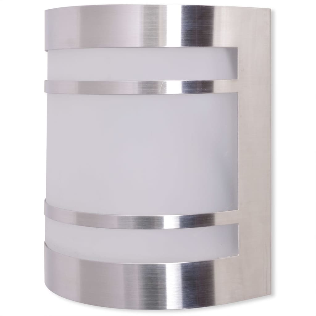 Wandlamp voor buiten licht roestvrij staal is nu te koop bij PeponiXL, paradijselijk wonen!