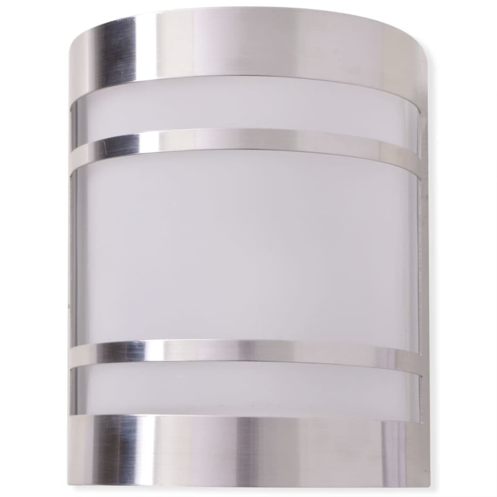 Wandlamp voor buiten licht roestvrij staal is nu te koop bij PeponiXL, paradijselijk wonen!