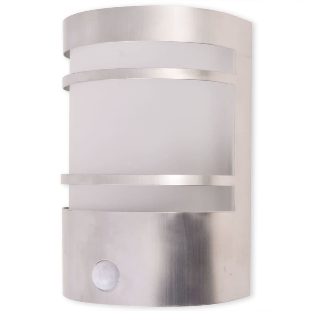 Buitenwandlamp met sensor RVS is nu te koop bij PeponiXL, paradijselijk wonen!