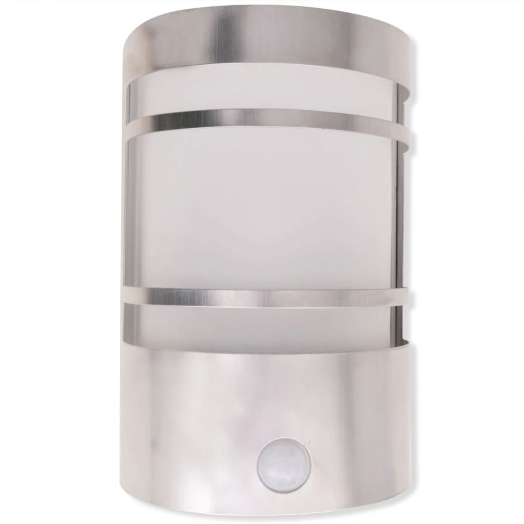 Buitenwandlamp met sensor RVS is nu te koop bij PeponiXL, paradijselijk wonen!