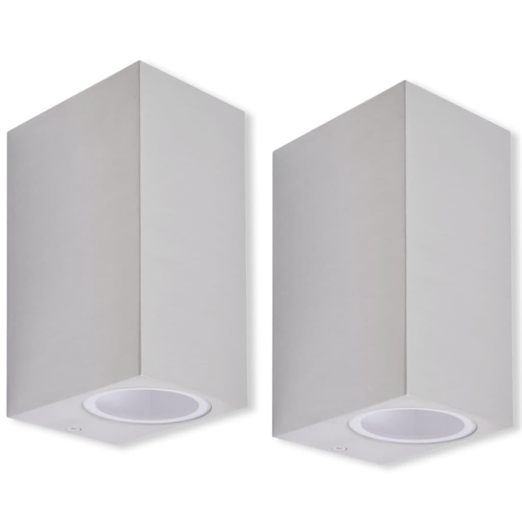 Wandlamp buiten boven en onder licht 2 stuks is nu te koop bij PeponiXL, paradijselijk wonen!