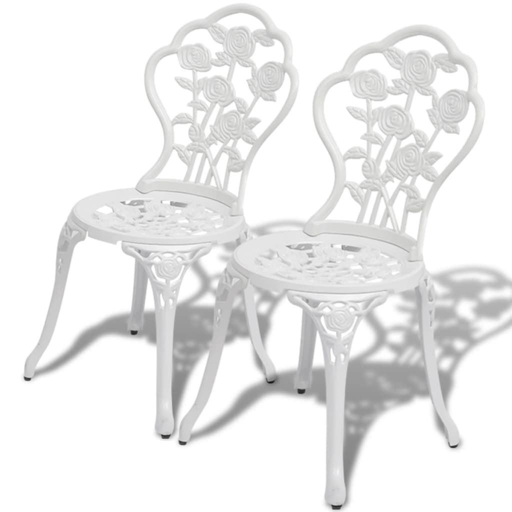 3-delige Bistroset gietaluminium wit is nu te koop bij PeponiXL, paradijselijk wonen!