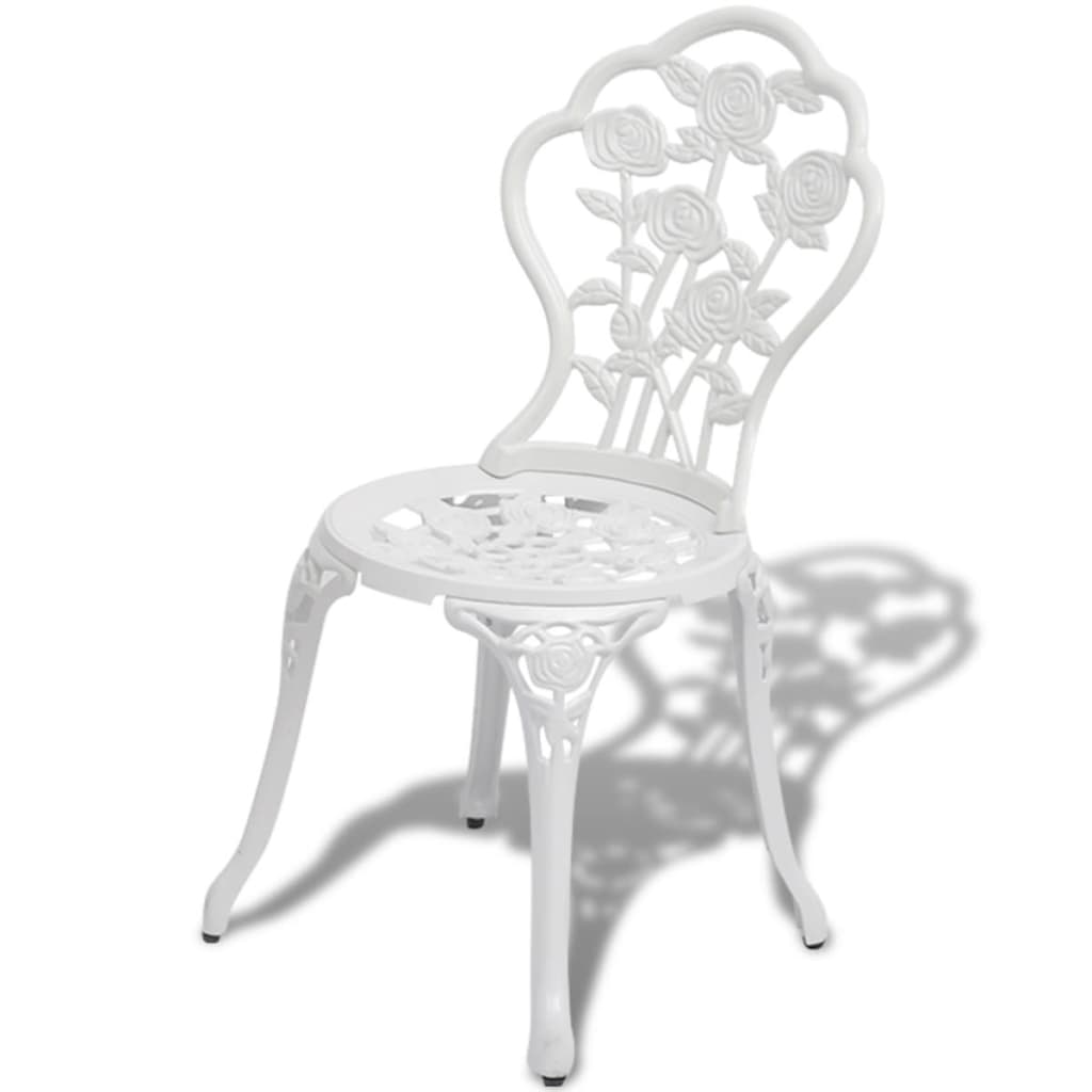 3-delige Bistroset gietaluminium wit is nu te koop bij PeponiXL, paradijselijk wonen!