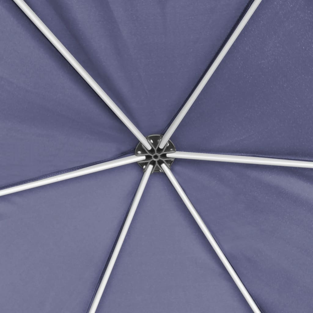 Partytent met zijwanden pop-up zeshoekig 3,6x3,1 m donkerblauw is nu te koop bij PeponiXL, paradijselijk wonen!