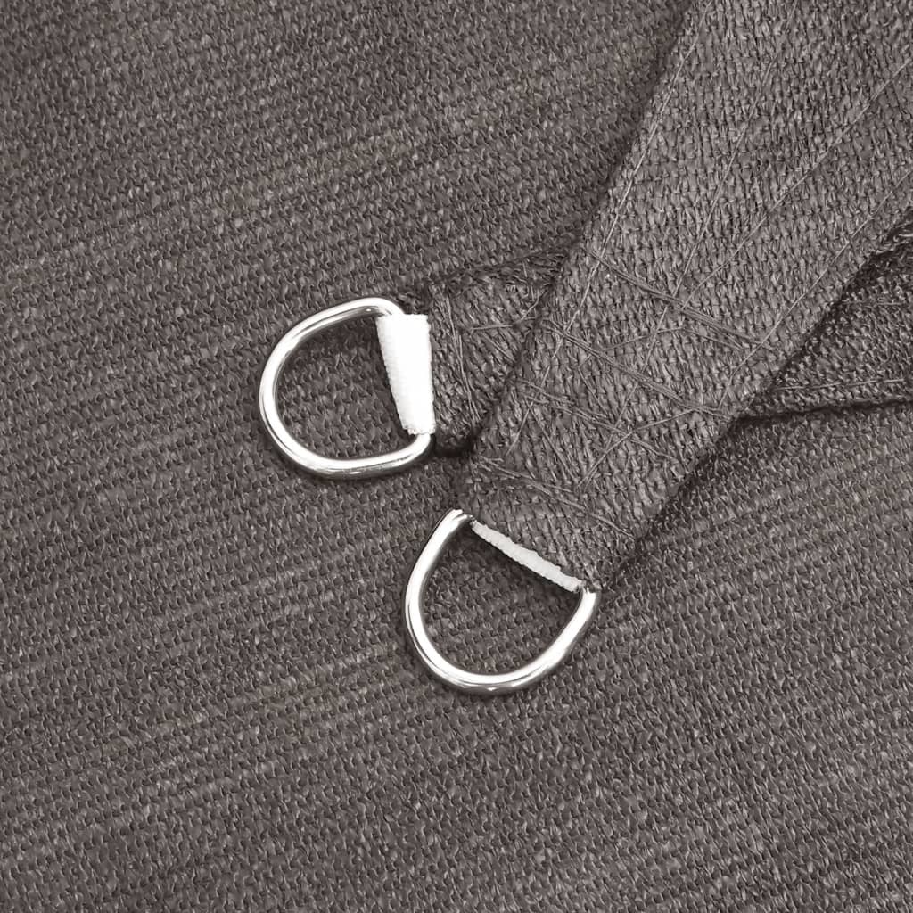 Zonnescherm HDPE vierkant 3,6x3,6 m antraciet is nu te koop bij PeponiXL, paradijselijk wonen!