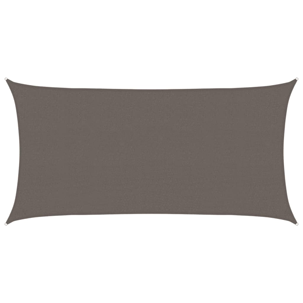 Zonnescherm HDPE rechthoekig 2x4 m antraciet is nu te koop bij PeponiXL, paradijselijk wonen!