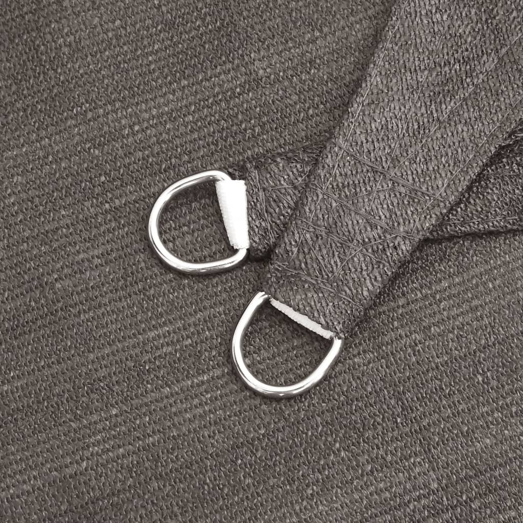 Zonnescherm HDPE rechthoekig 2x4 m antraciet is nu te koop bij PeponiXL, paradijselijk wonen!