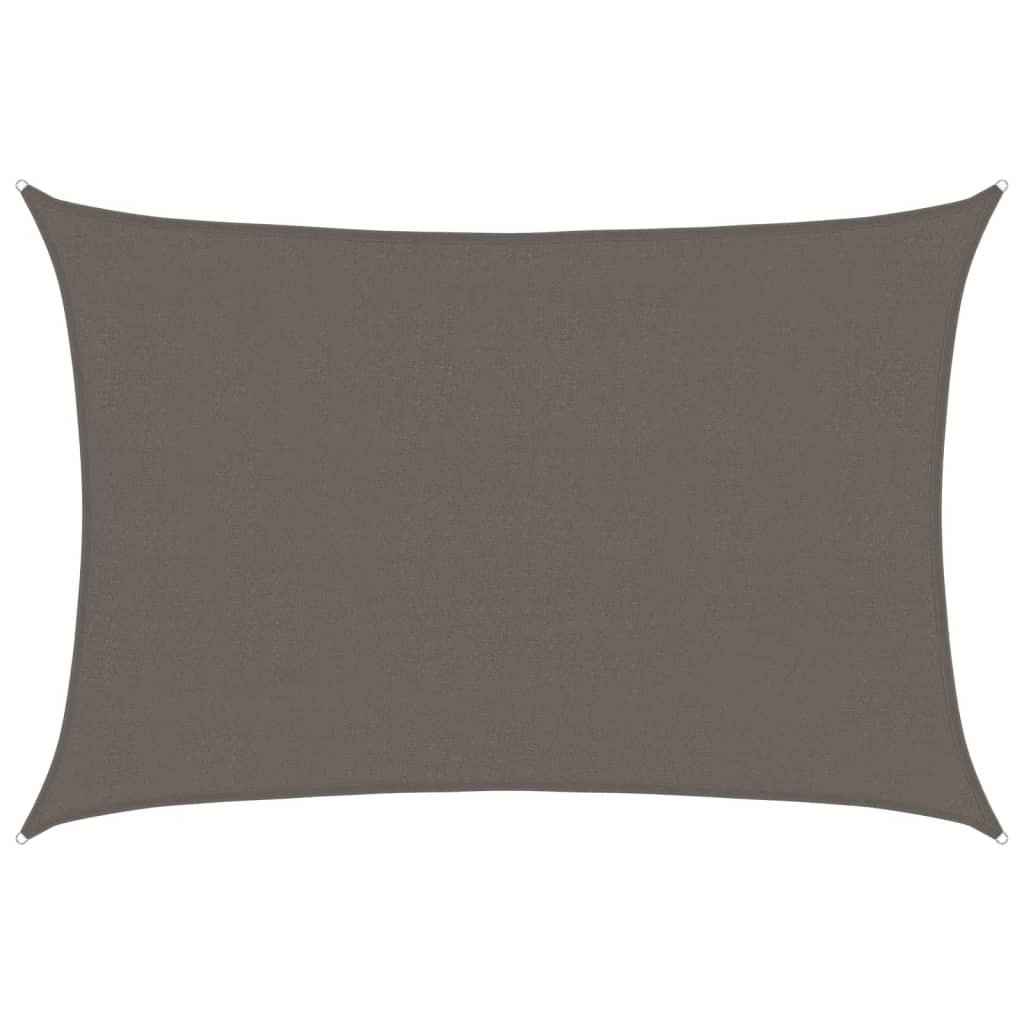 Zonnescherm HDPE rechthoekig 4x6 m antraciet is nu te koop bij PeponiXL, paradijselijk wonen!