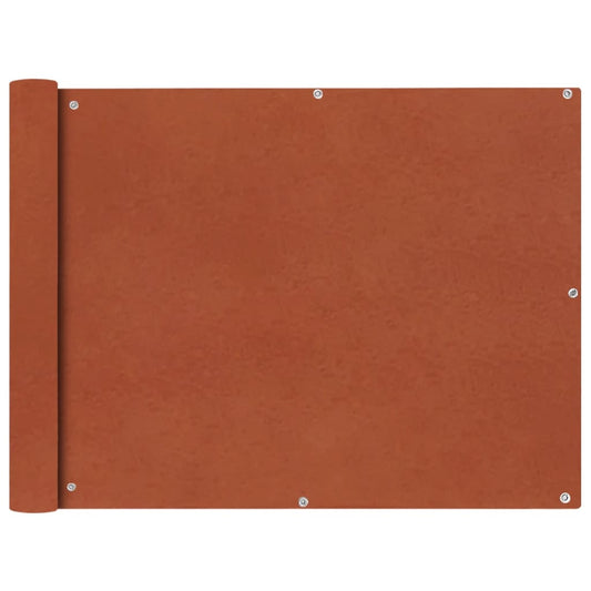 Balkonscherm Oxford textiel 90x600 cm terracotta is nu te koop bij PeponiXL, paradijselijk wonen!