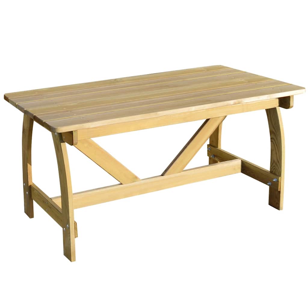 Tuintafel 150x74x75 cm geïmpregneerd grenenhout is nu te koop bij PeponiXL, paradijselijk wonen!