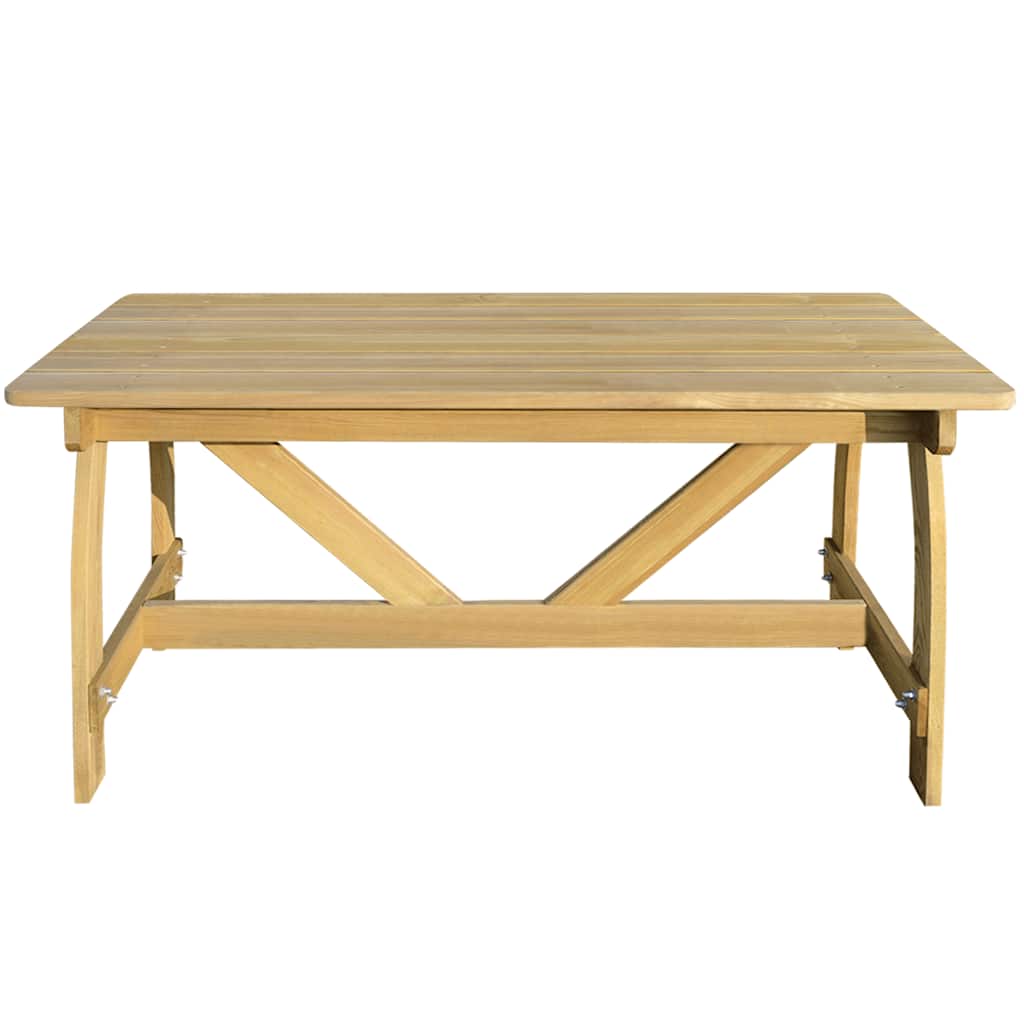 Tuintafel 150x74x75 cm geïmpregneerd grenenhout is nu te koop bij PeponiXL, paradijselijk wonen!