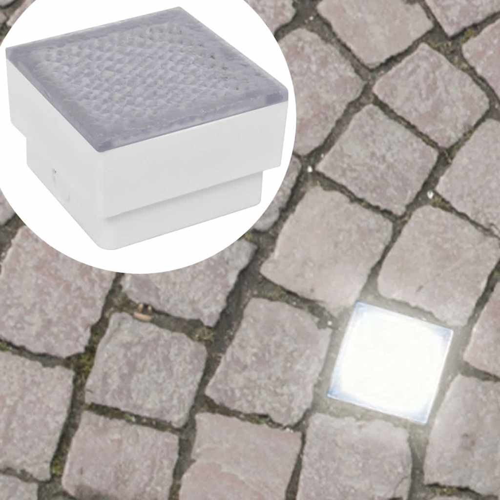 Grondspots 12 st LED 100x100x68 mm is nu te koop bij PeponiXL, paradijselijk wonen!